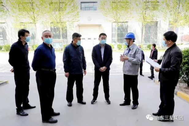 鄒平市委常委、宣傳部長(zhǎng)，副市長(zhǎng)商獻(xiàn)文來山東三星集團(tuán)調(diào)研