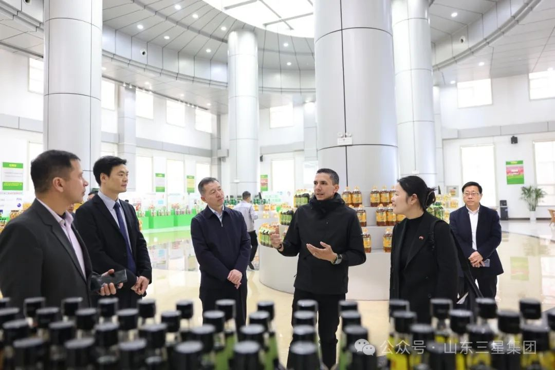 委內(nèi)瑞拉Diana 食品公司總裁費利克斯·羅梅羅一行來山東三星集團(tuán)考察合作